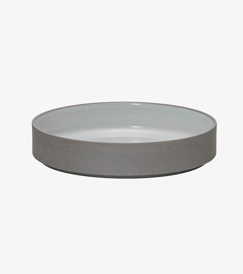 HAW109 Shallow Bowl | 185 mm | Ash White