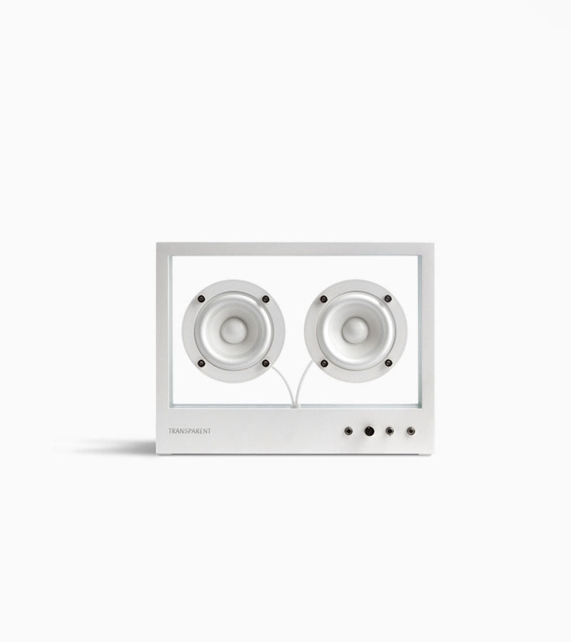 Transparent Small Speaker | White