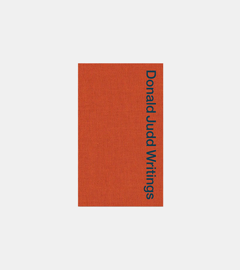 Donald Judd Writings